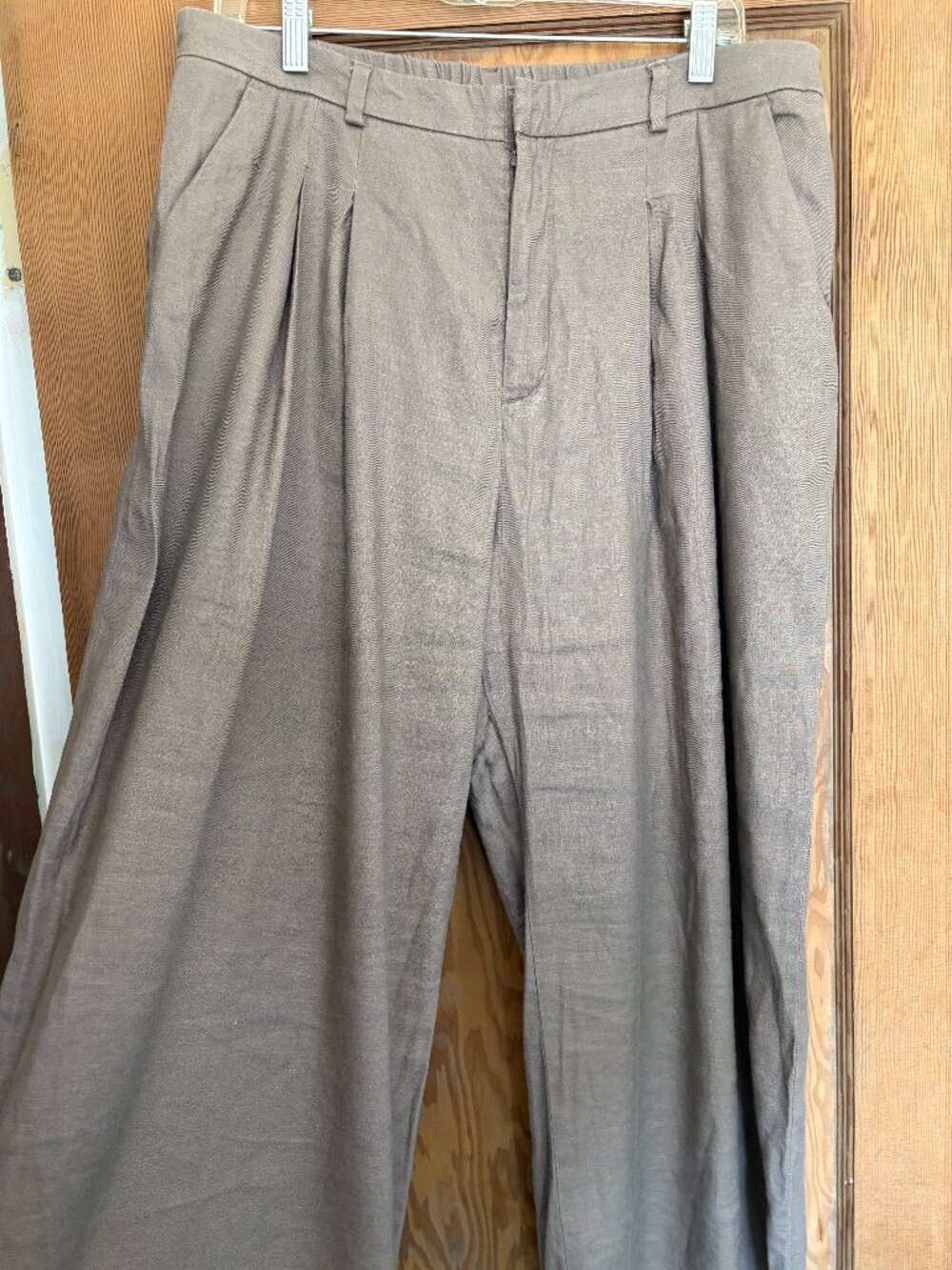 Anthropologie Maeve "The Avery" Pleated Wide-Leg Trousers: Linen Edition — LP